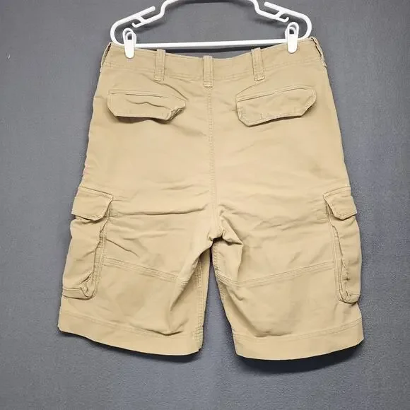 パンツ abercrombie&fitch cargo shorts y2k city Vtg 90s ABERCROMBIE FITCH Mens 29 Khaki Y2K CARGO SHORTS